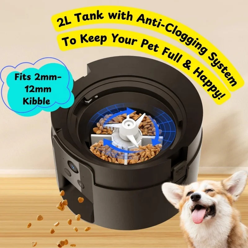 Automatic Cat and Dog Food Dispenser (button)