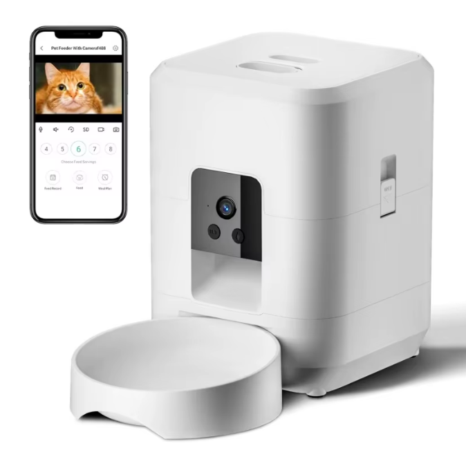 Automatic Cat and Dog Food Dispenser (Camera)