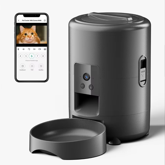 Automatic Cat and Dog Food Dispenser (Camera)