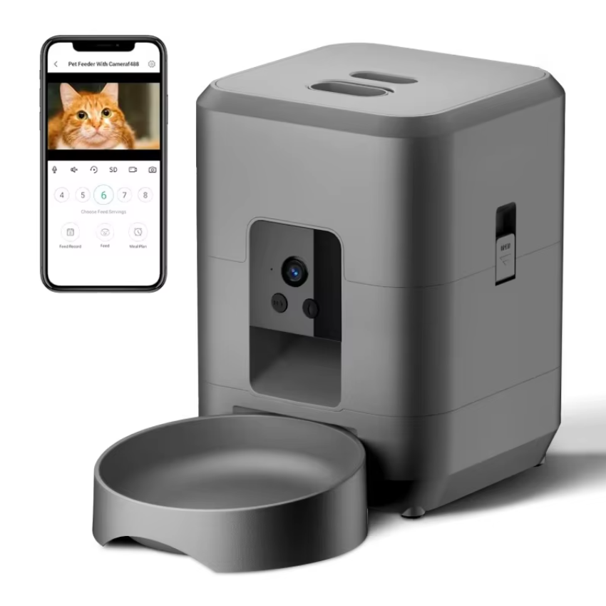 Automatic Cat and Dog Food Dispenser (Camera)